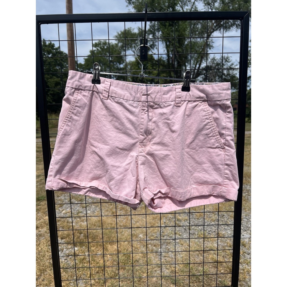 ✨ Tommy Hilfiger Women's Pink Chino Shorts Size 12